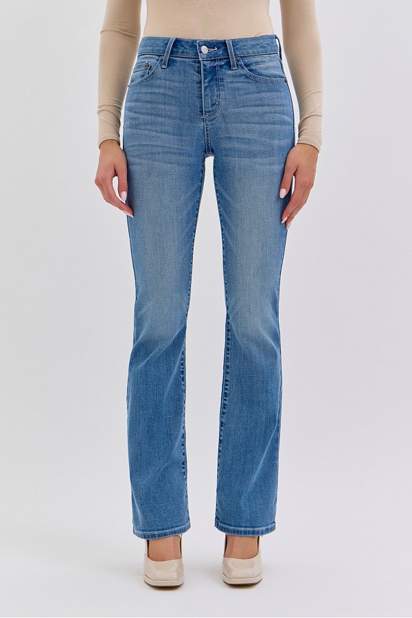 Mid Rise Bootcut Jean
